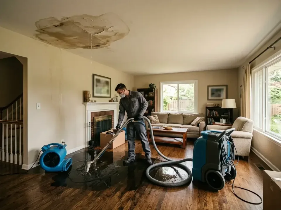 attic-pipe-burst-ceiling-drip-008 — frequently asked questions, Water Damage Restoration & Carpet Care in Brockport, NY